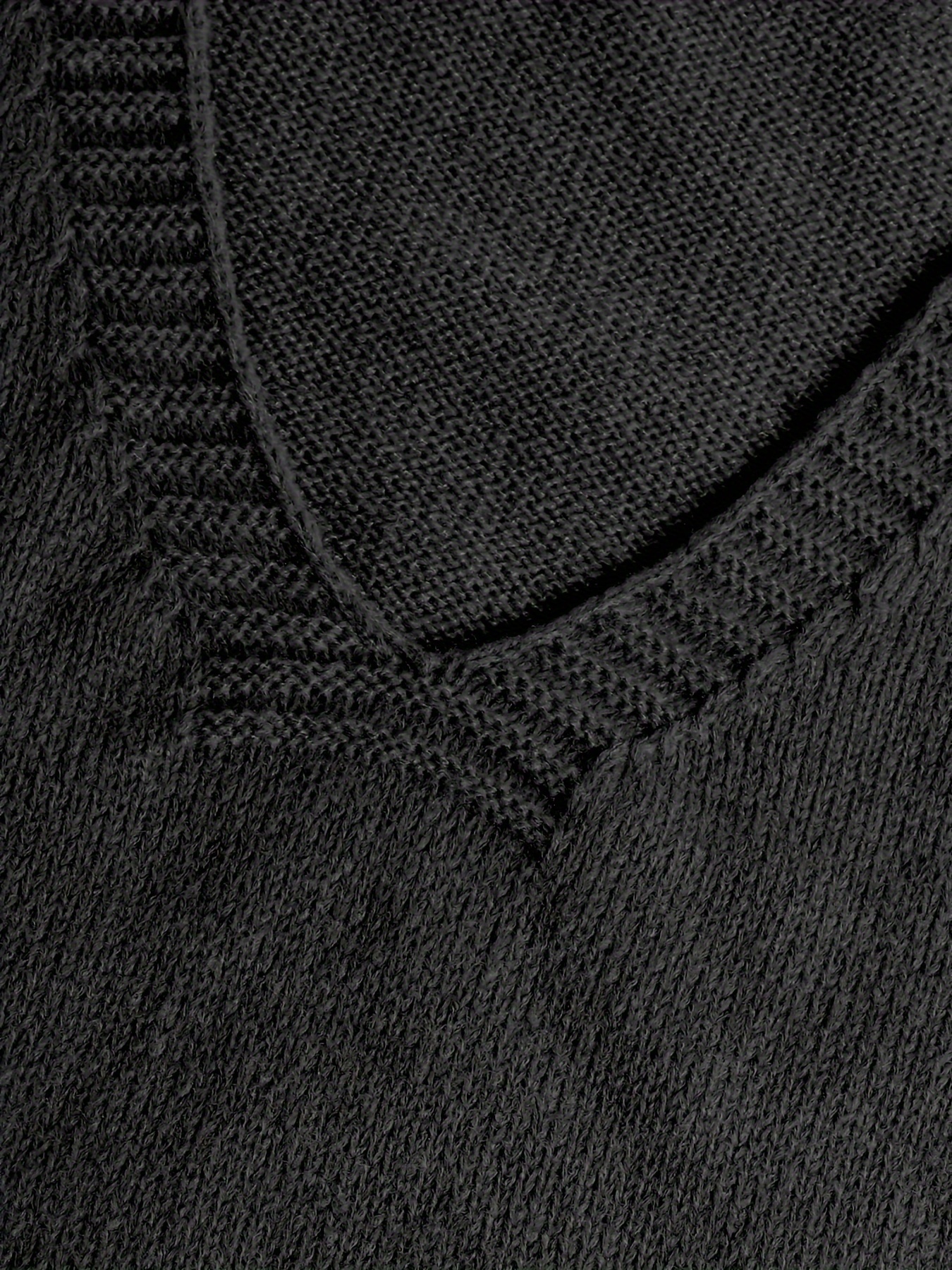 plus size solid knit sweater vest casual v neck sleeveless sweater for fall winter womens plus size clothing details 19
