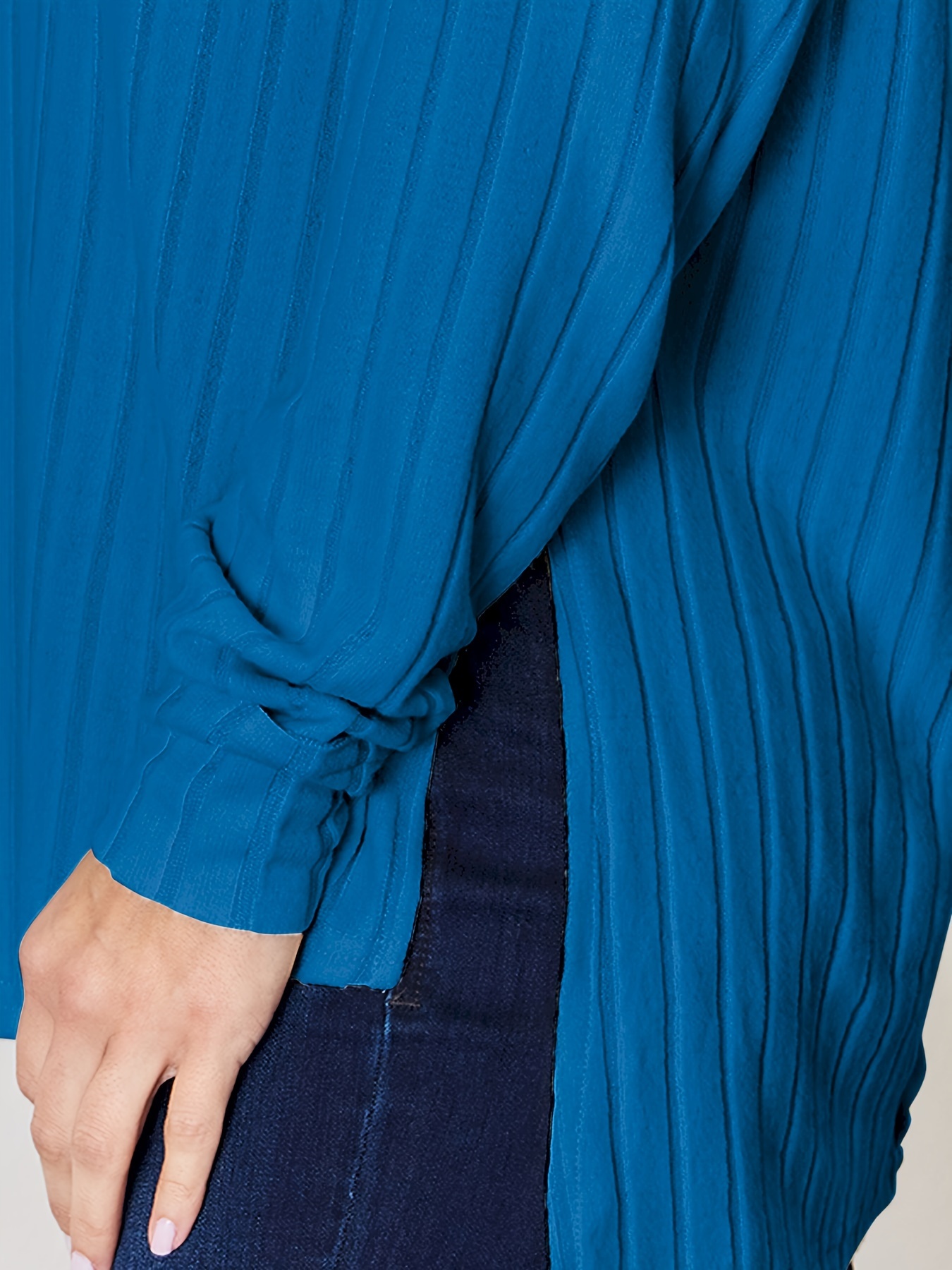 full size ribbed round neck   t shirt details 3