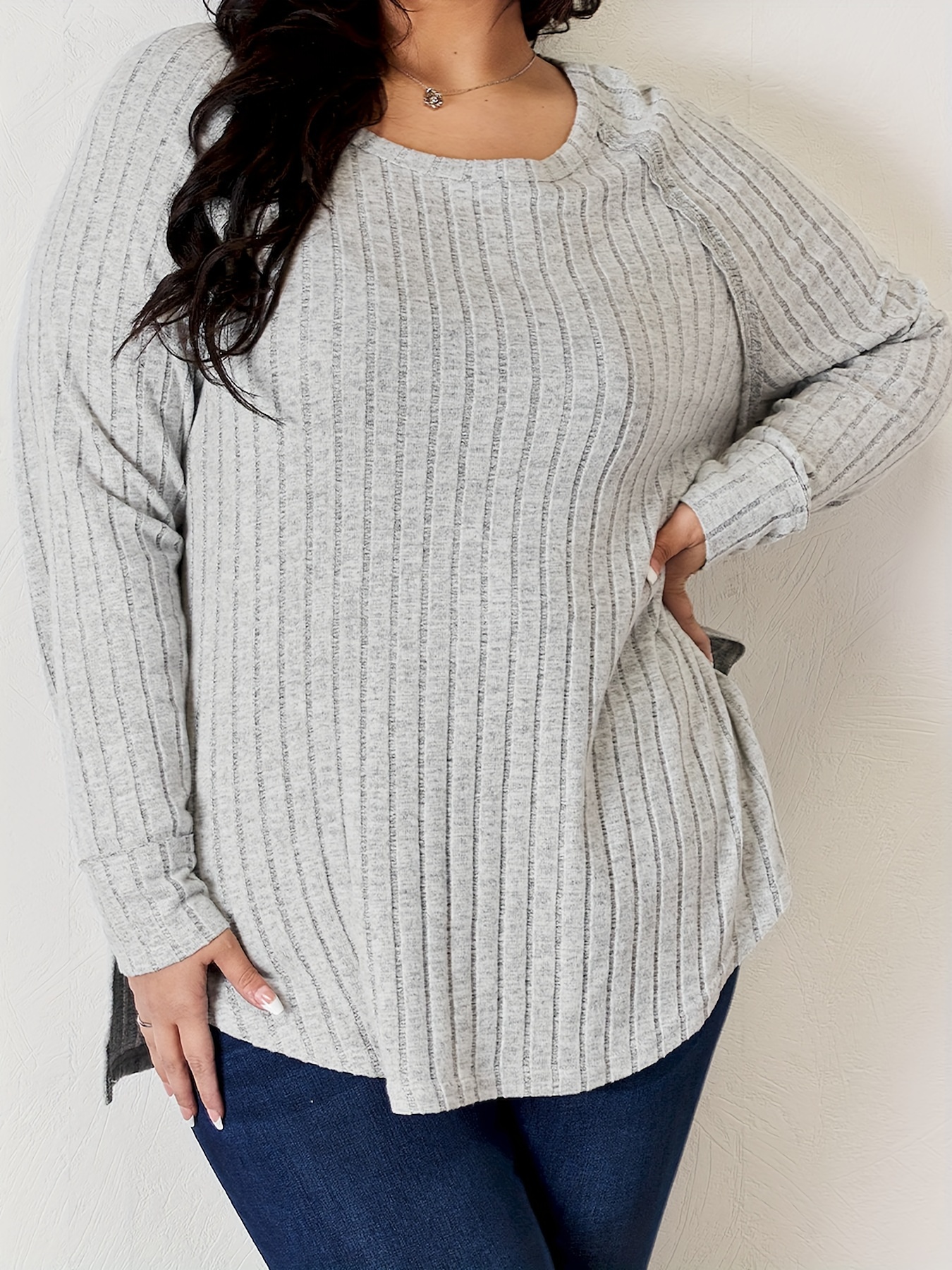 full size ribbed round neck   t shirt details 15
