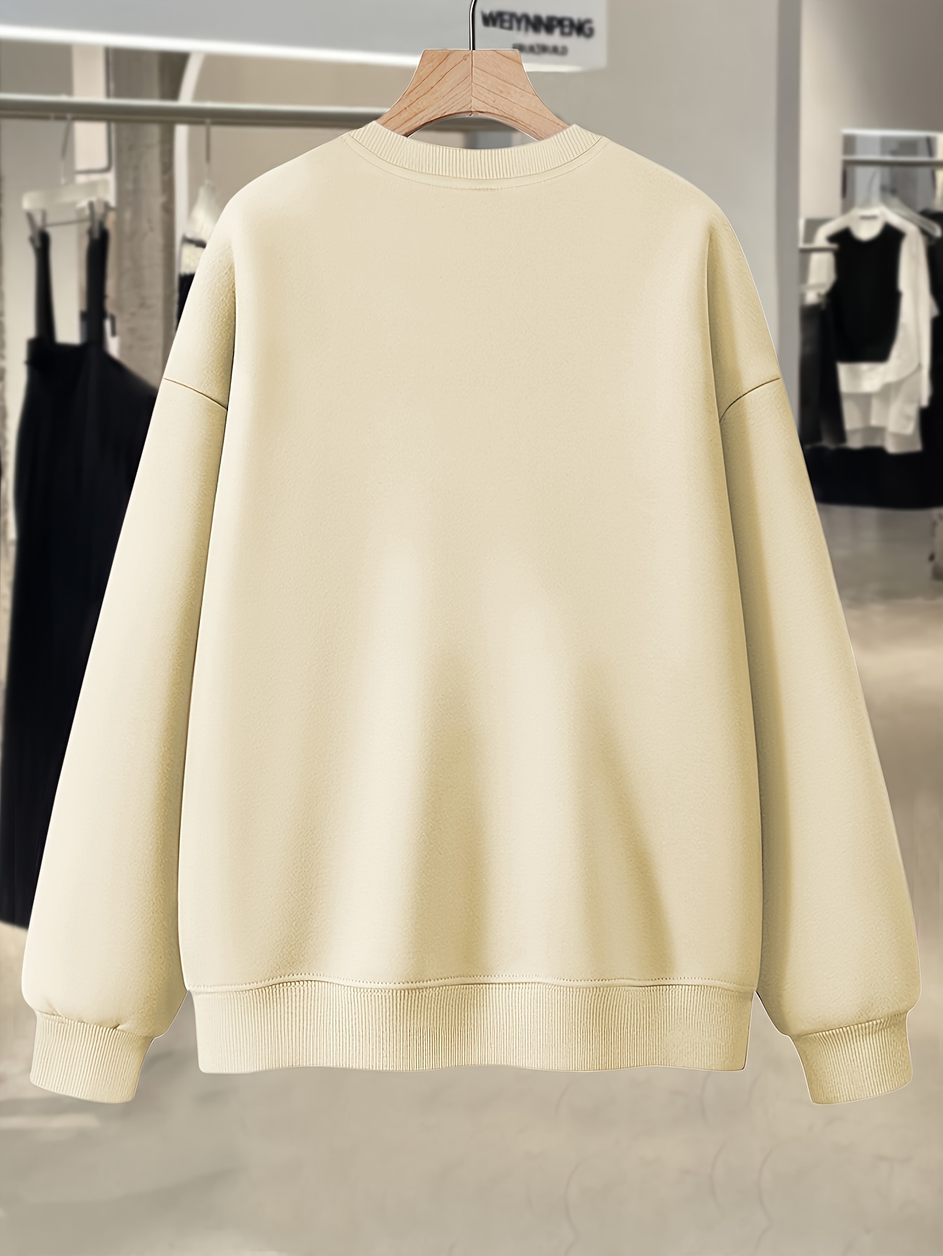 plus size dandelion print sweatshirt casual long sleeve crew neck pullover sweatshirt womens plus size clothing details 8