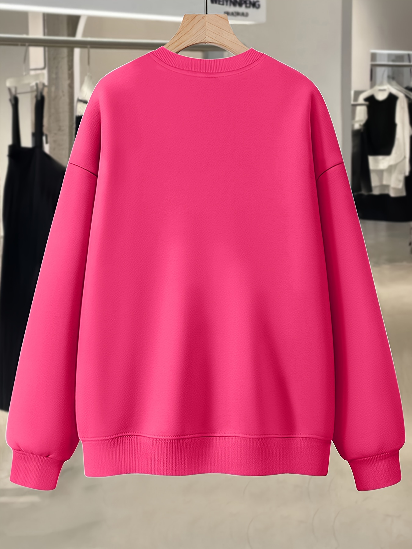 plus size dandelion print sweatshirt casual long sleeve crew neck pullover sweatshirt womens plus size clothing details 25