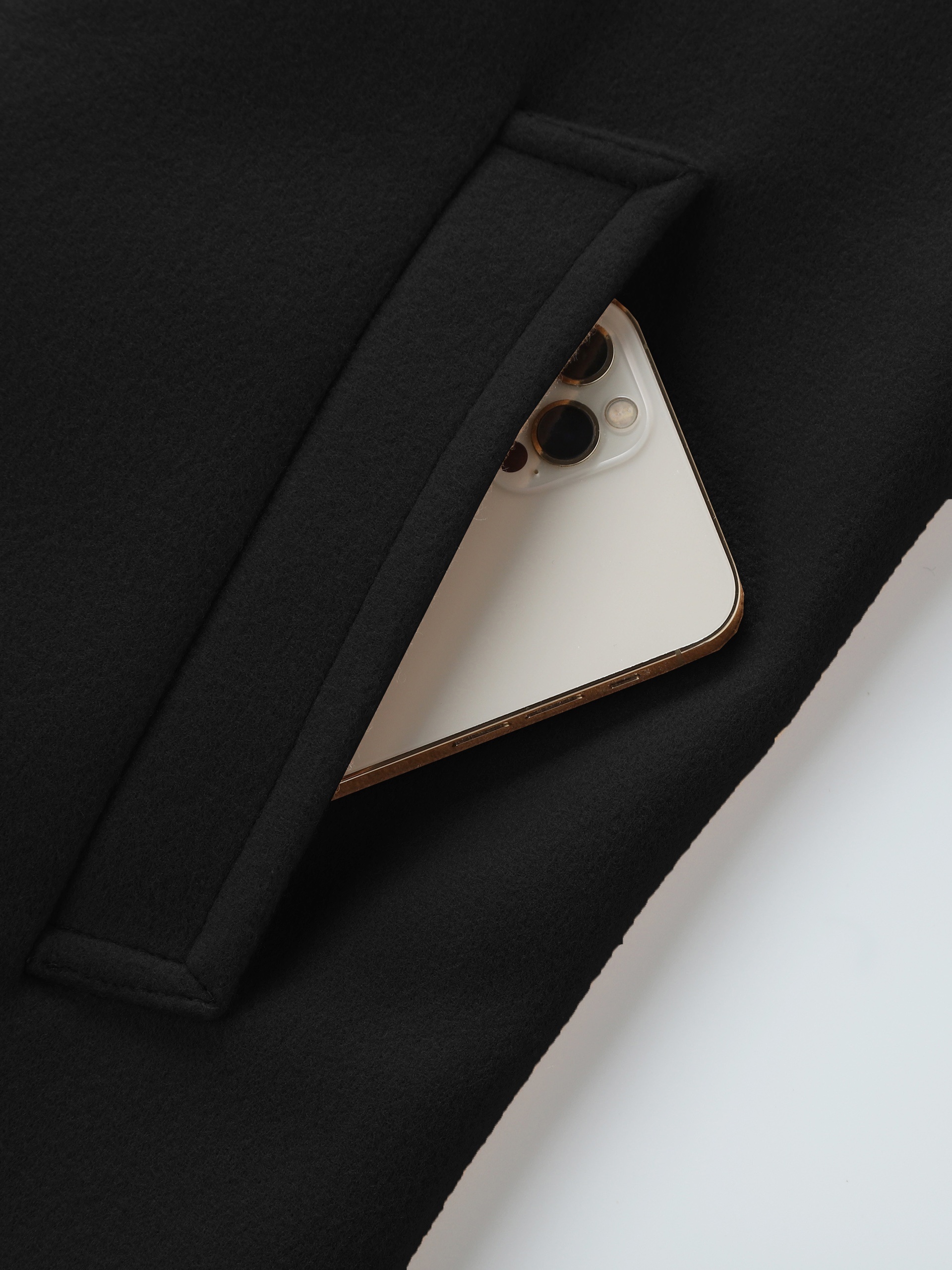 plus size mens solid coat for spring fall winter details 25