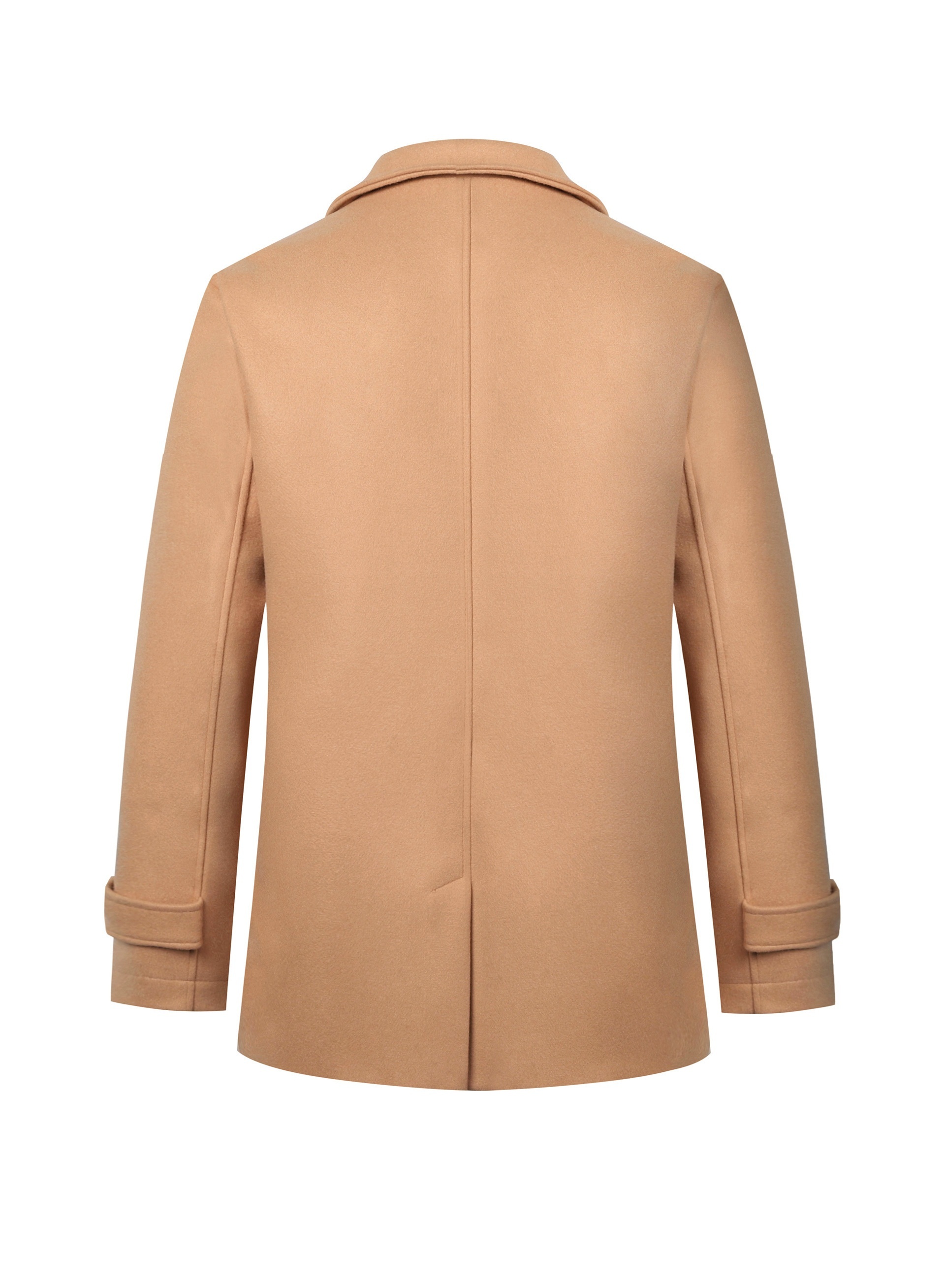 plus size mens solid coat for spring fall winter details 32