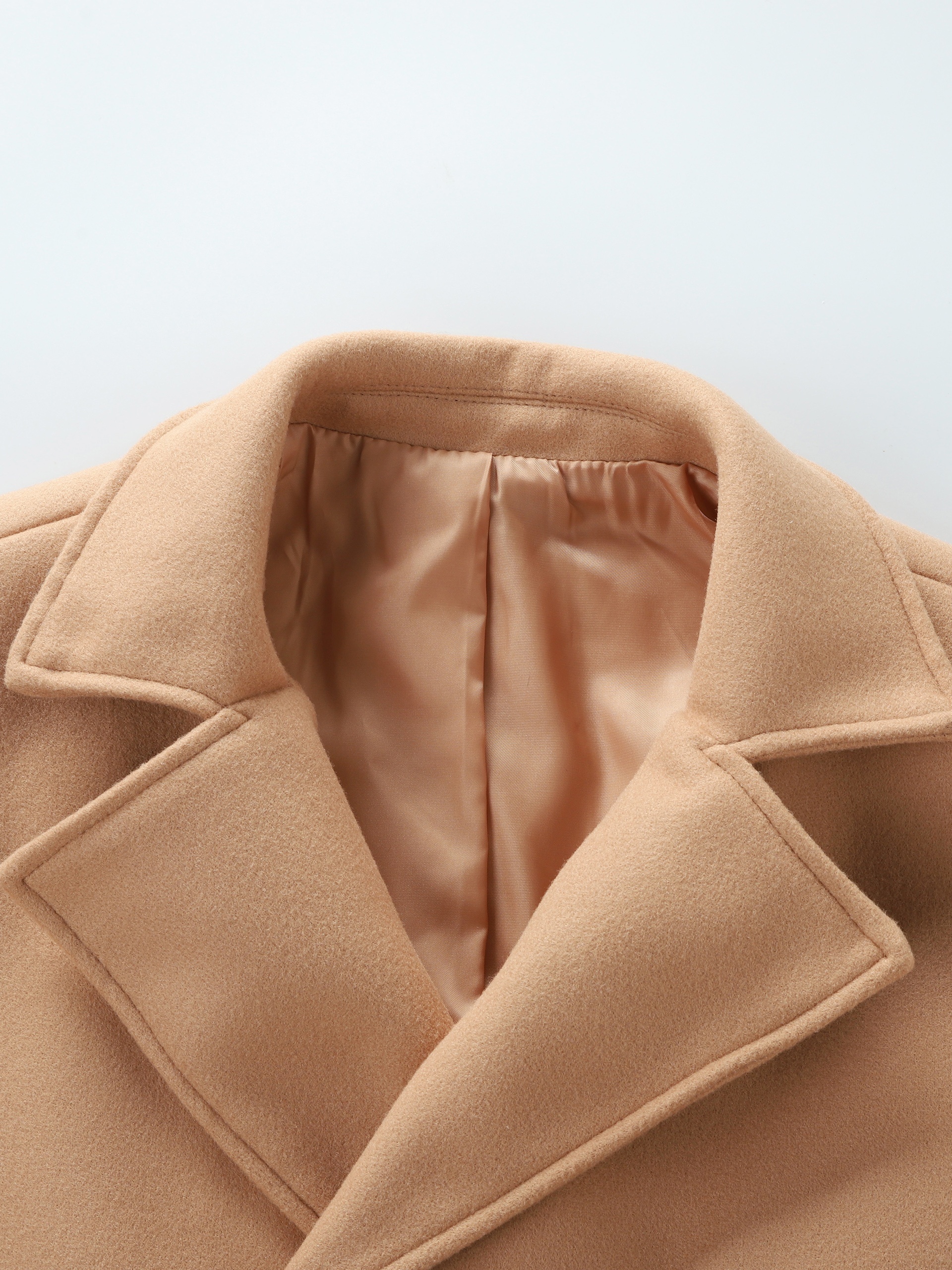 plus size mens solid coat for spring fall winter details 35