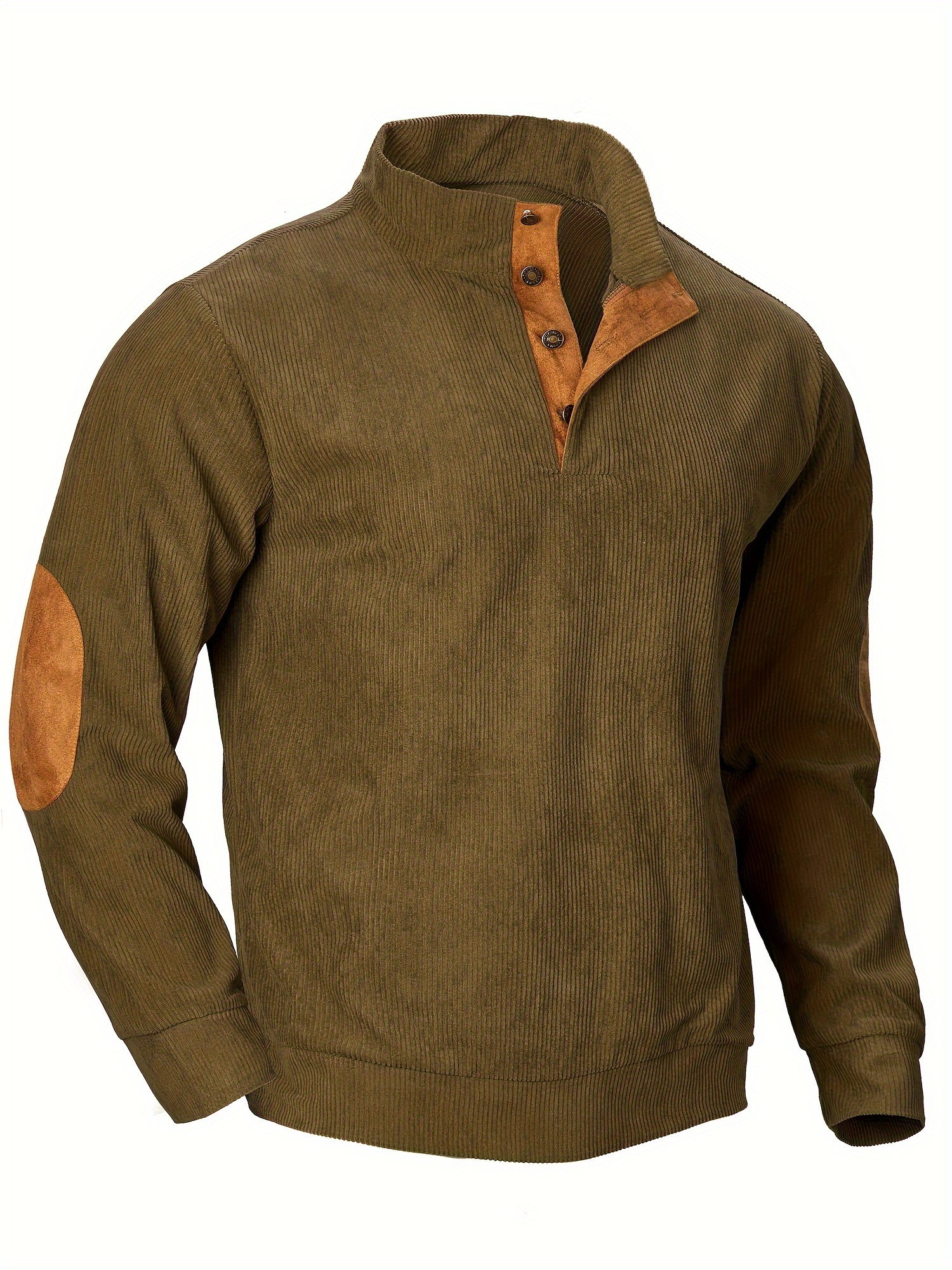 plus size mens contrast color sweatshirt band collar tops spring fall mens clothing details 0