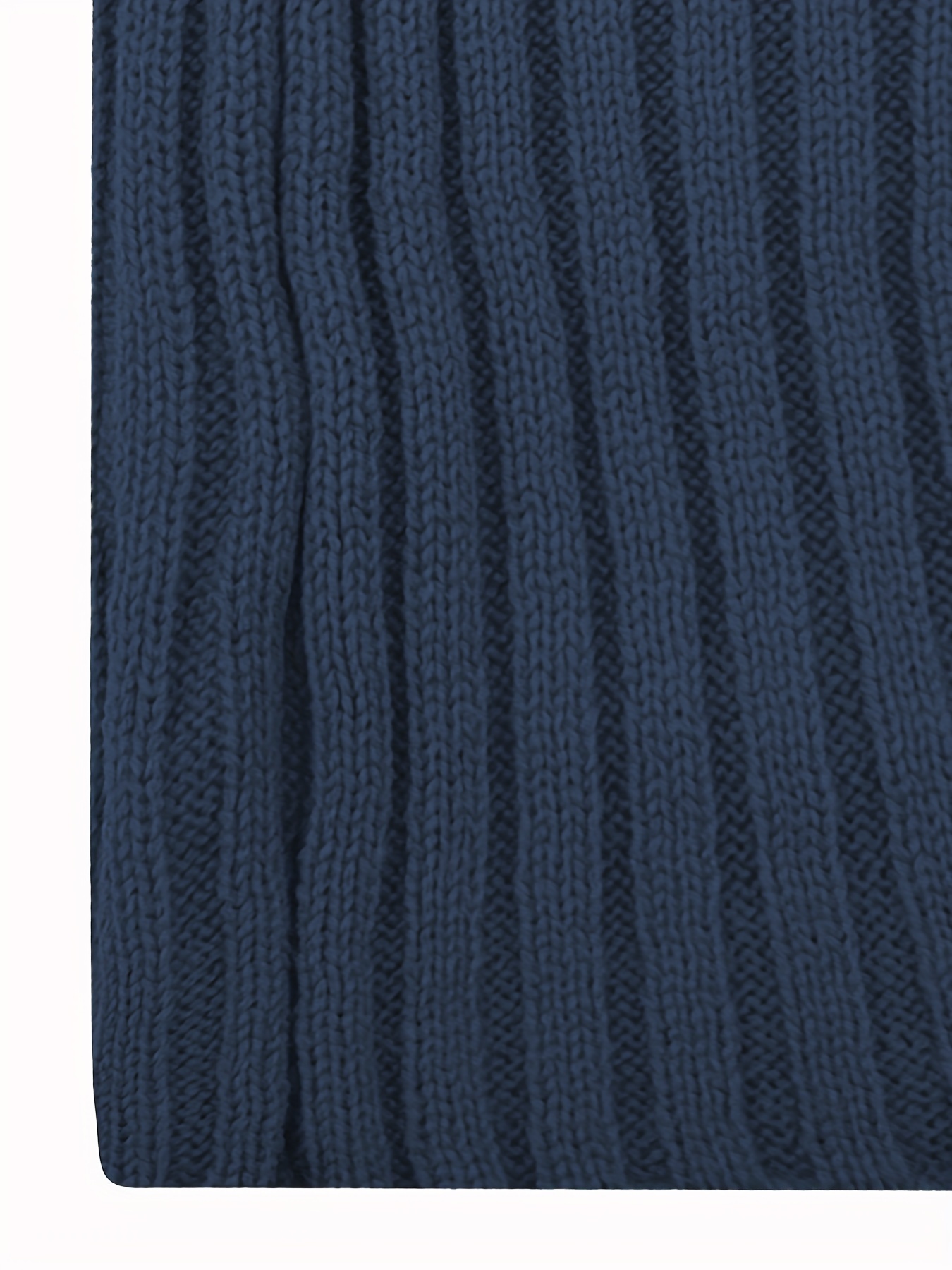 fashionable mens solid turtleneck knit sweater plus size males pullover sweater for autumn and winter leisurewear for big and tall guys details 8