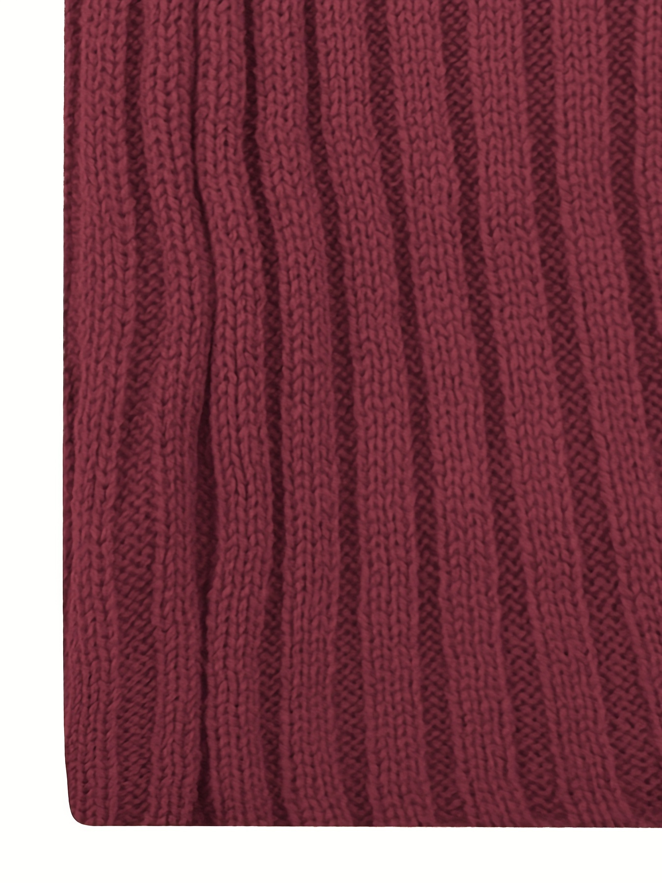 fashionable mens solid turtleneck knit sweater plus size males pullover sweater for autumn and winter leisurewear for big and tall guys details 20