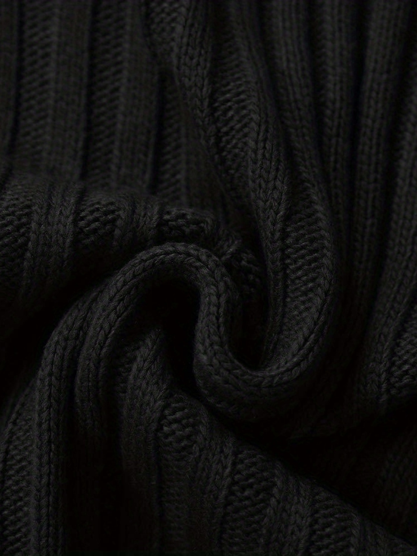 fashionable mens solid turtleneck knit sweater plus size males pullover sweater for autumn and winter leisurewear for big and tall guys details 48