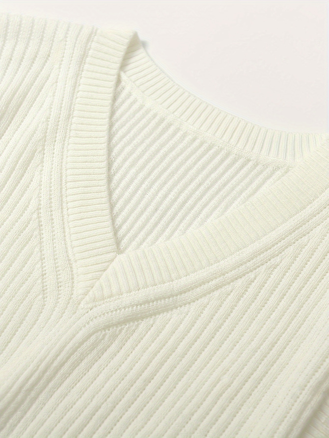 mens v neck knitted sweater without sleeves top knitted sweater with dxl large height details 5