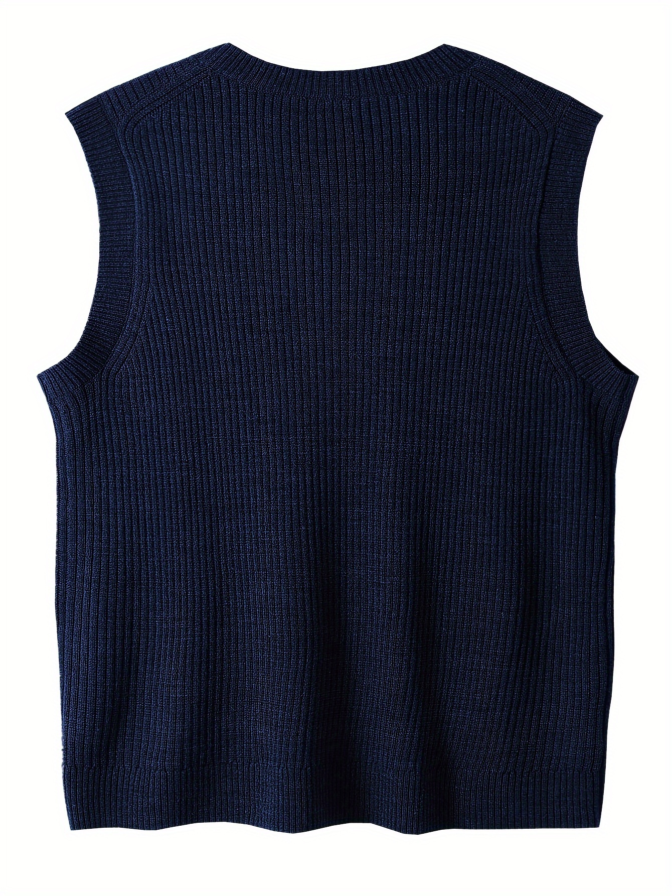 mens v neck knitted sweater without sleeves top knitted sweater with dxl large height details 20