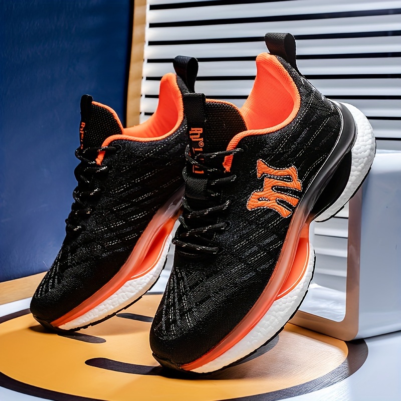 breathable fabric running shoes sneakers with md sole and comfort insole details 6