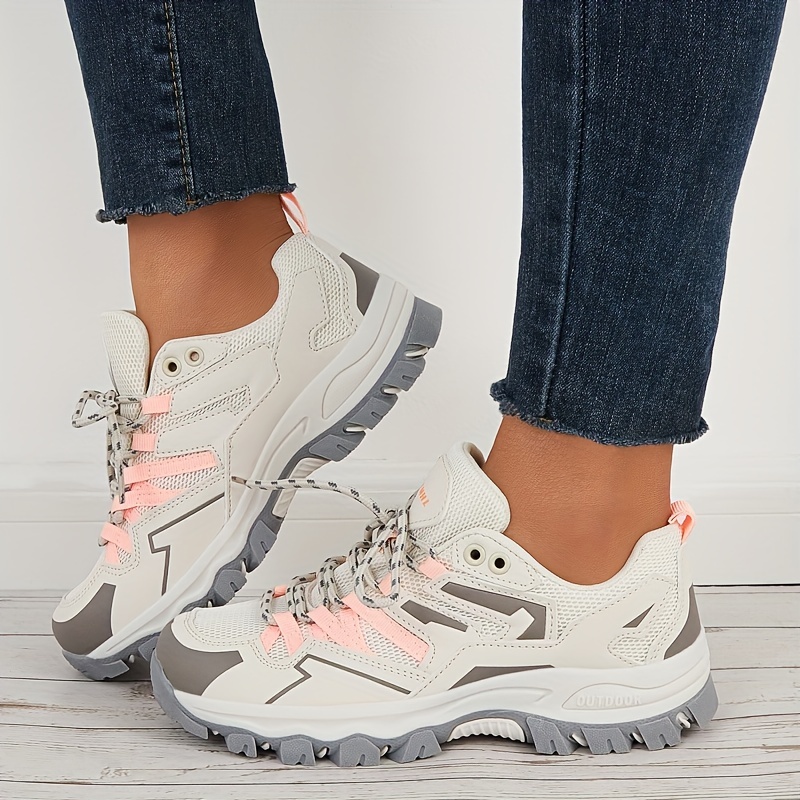 Women s Fashion Mesh Breathable Running Shoes Color Blocking details 2