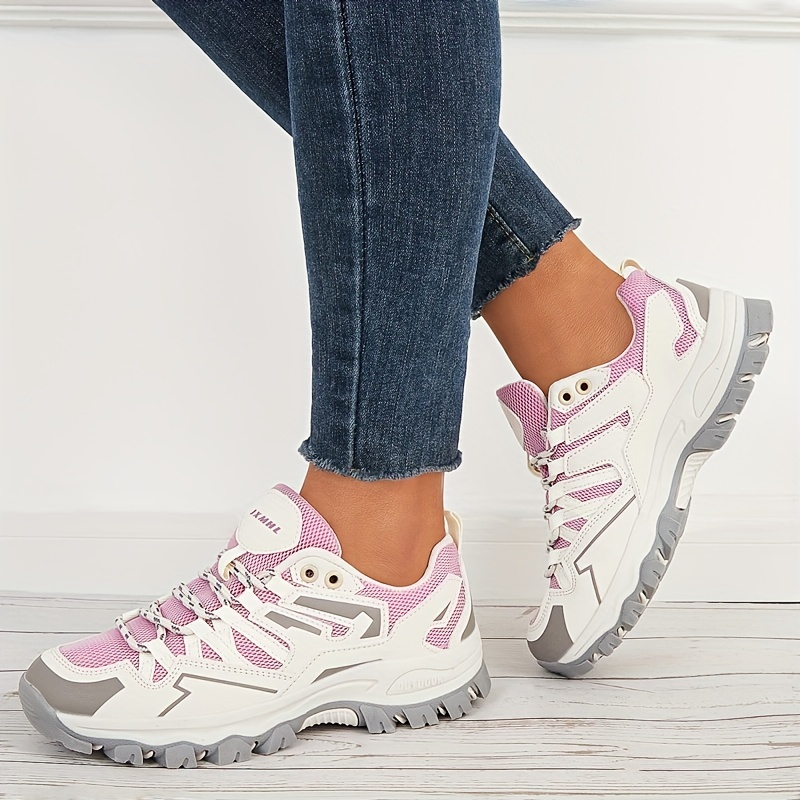 Women s Fashion Mesh Breathable Running Shoes Color Blocking details 8