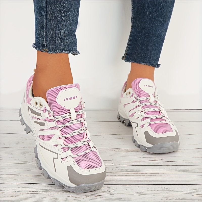 Women s Fashion Mesh Breathable Running Shoes Color Blocking details 9