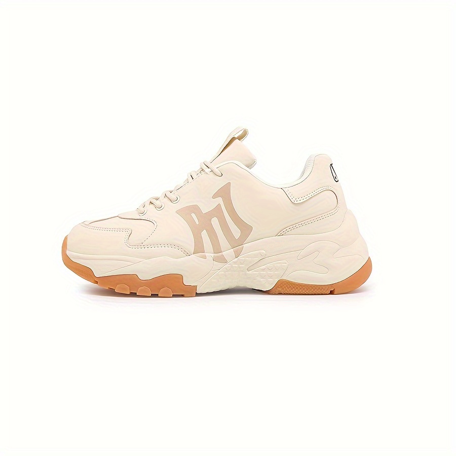   mens breathable mesh chunky sneakers ultra fiber leather non slip md sole athletic shoes shoes for men mens sneakers details 5