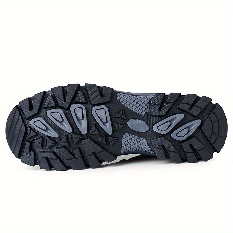 autumn and winter womens light and comfortable lace up sports shoes solid color thick soled wear resistant hiking shoes details 2