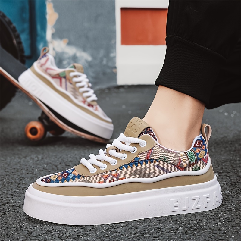 Mens Platform Shoes Soft Sole Comfy Low Top Lace Up Casual Shoes For Outdoor Walking Traveling Don t Miss These Great Deals Temu details 11