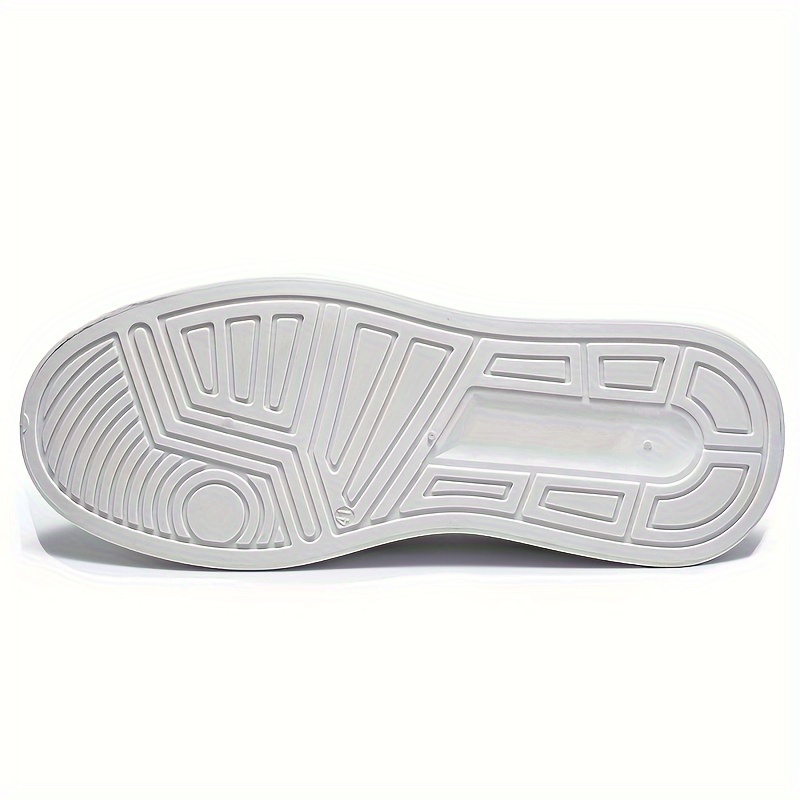Mens Pu Leather Skate Shoes With Good Grip Lace Up Sneakers Mens Footwear Men s Shoes Temu details 9