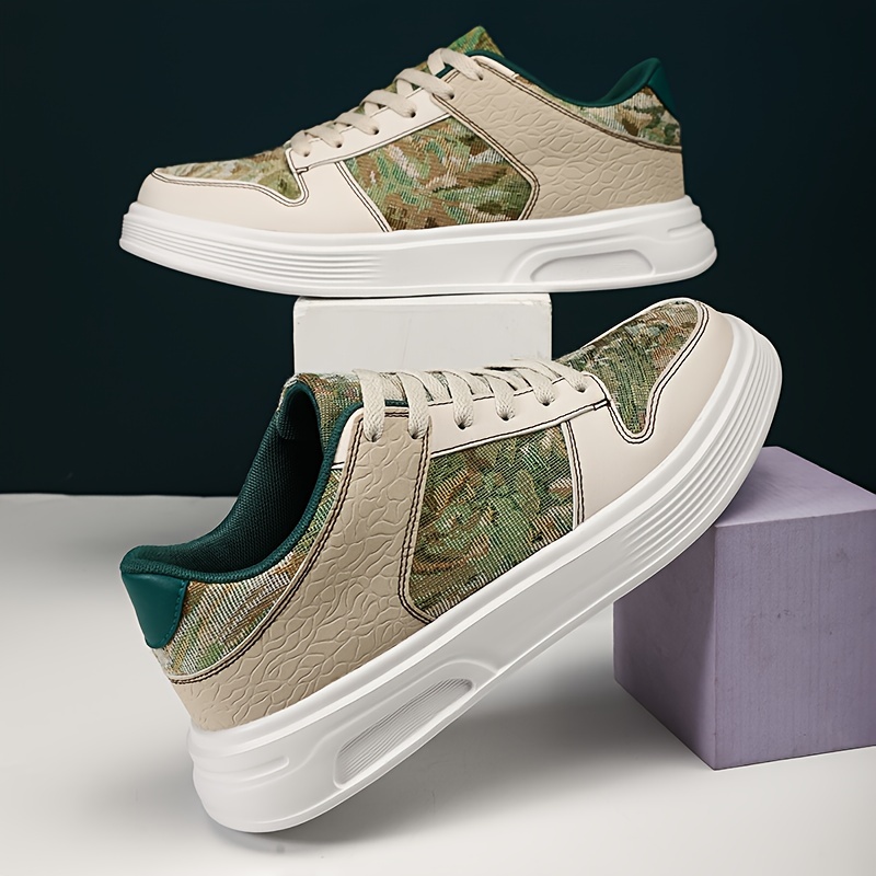Mens Trendy Skate Shoes Comfy Non Slip Casual Lace Up Soft Sole Sneakers For Mens Outdoor Activities Men s Shoes Temu details 7