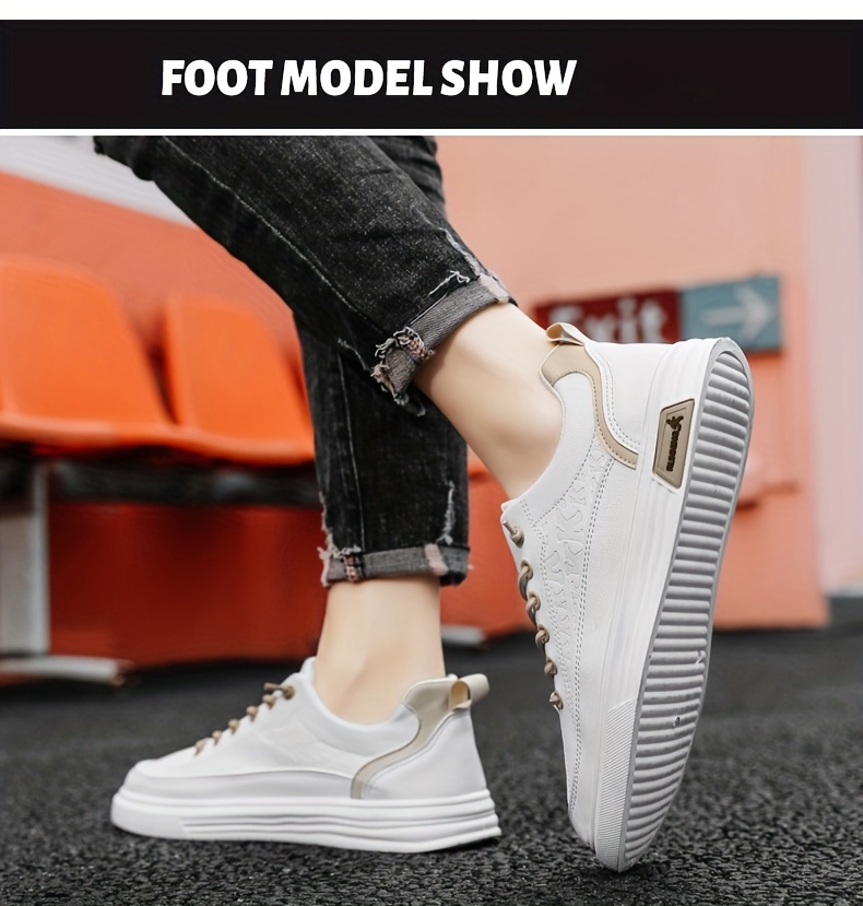 Mens Trendy K Letter Low Top Skate Shoes With Elastic Lace Non Slip Comfy Casual Shoes For Outdoor Traveling Walking Don t Miss These Great Deals Temu details 3