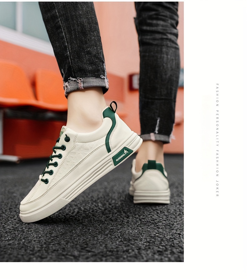 Mens Trendy K Letter Low Top Skate Shoes With Elastic Lace Non Slip Comfy Casual Shoes For Outdoor Traveling Walking Don t Miss These Great Deals Temu details 10