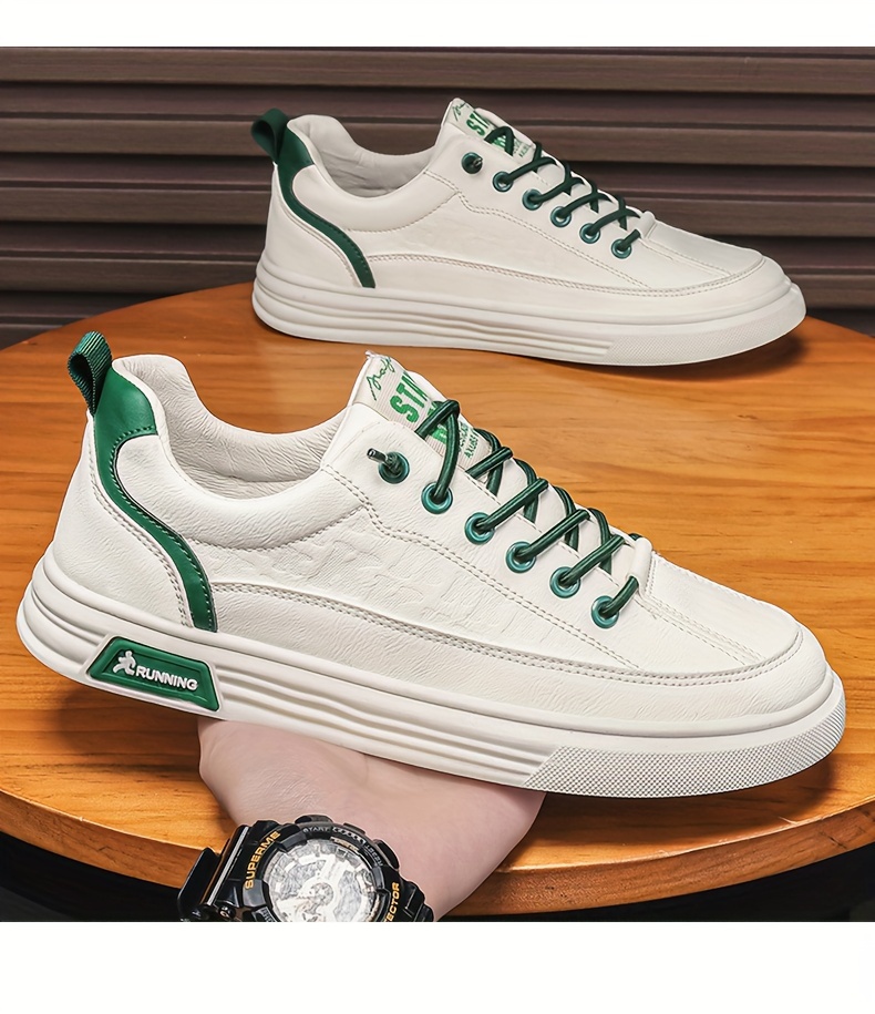 Mens Trendy K Letter Low Top Skate Shoes With Elastic Lace Non Slip Comfy Casual Shoes For Outdoor Traveling Walking Don t Miss These Great Deals Temu details 14
