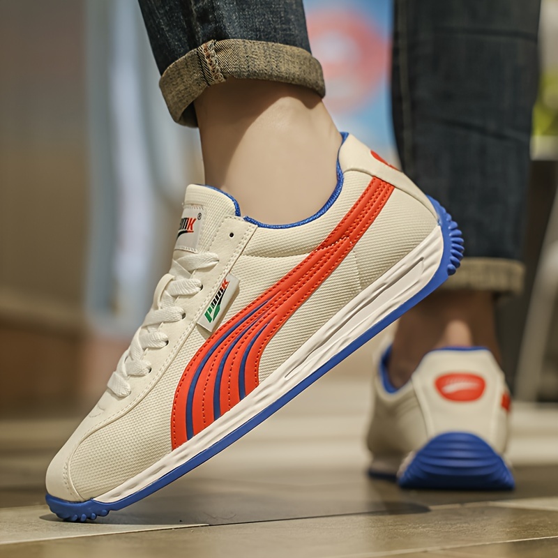 Color Block Trendy Low Top Jogging Shoes For Outdoor Training Mens Comfy Sneakers Shop On Temu And start Saving Temu details 3