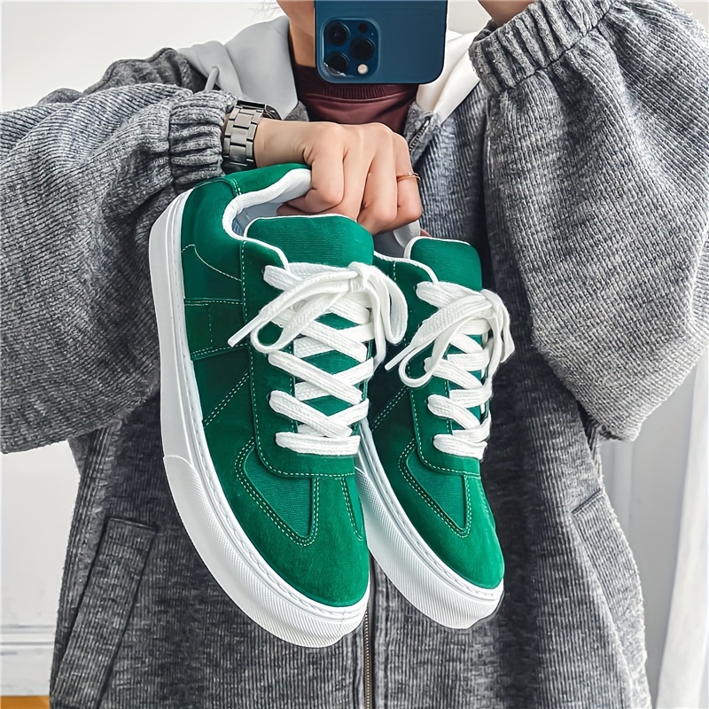 Men S All-Season Low-Top Canvas Sneakers | Non-Slip, Comfort Fit, Lace-Up Casual Shoes For Outdoor Activities details 0