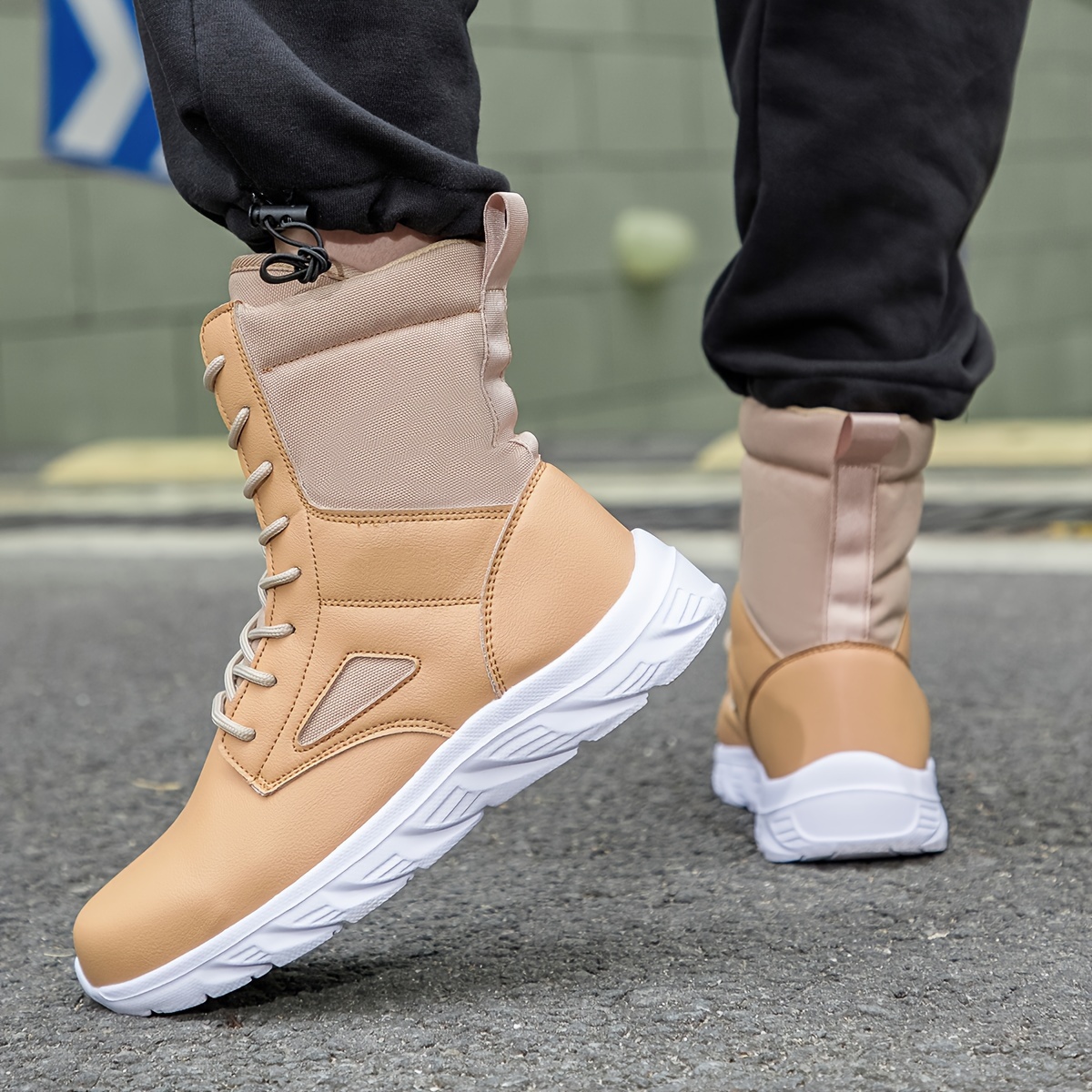 Autumn And Winter New Couple Mountaineering Shoes Hiking Shoes Sports Casual Shoes Mens And Driving Shoes Tourism Shoes Mens And Womens Boots Sports & Outdoors Temu details 0